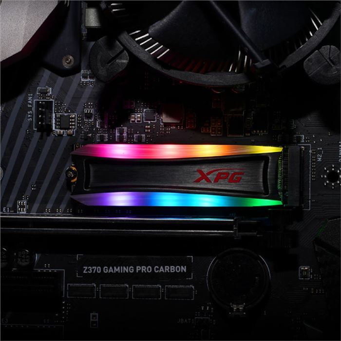 حافظه اس اس دی اینترنال ای دیتا مدل XPG S40G RGB Gen3x4 M.2 2280 ظرفیت 512 گیگابایت - 4