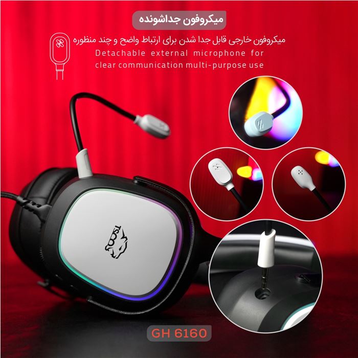 هدست گیمینگ تسکو مدل GH 6160 Luxor - 4