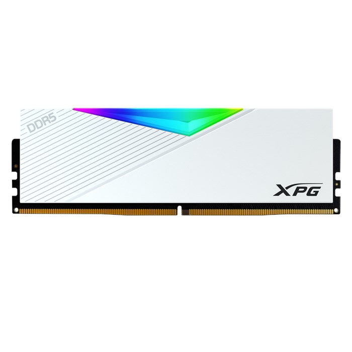 رم کامپیوتر DDR5 دو کاناله 6000 مگاهرتز CL30 ای دیتا مدل XPG Lancer RGB White ظرفیت 32 گیگابایت - 6