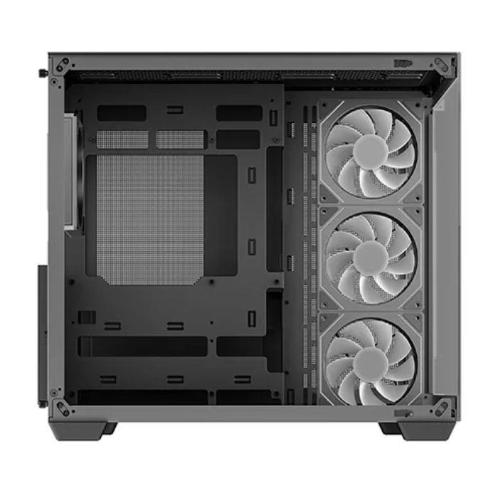 کیس گیمینگ سفید دیپ کول مدل CG530 4F BK - 3