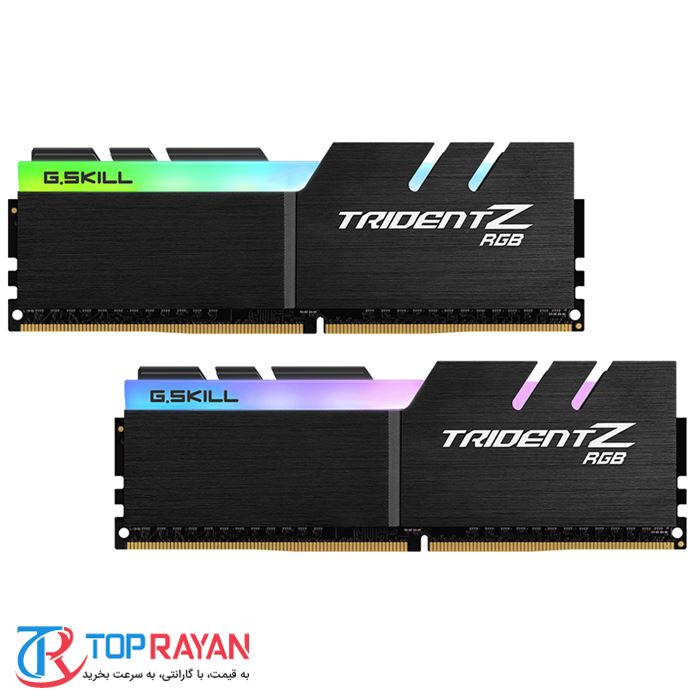 رم کامپیوتر DDR4 دو کاناله 3600 مگاهرتز CL18 جی اسکیل مدل TridentZ RGB ظرفیت 32 گیگابایت - 5