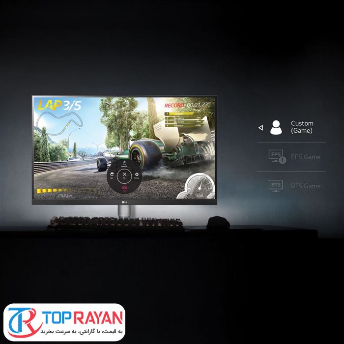 مانیتور ال جی مدل 27UL650-W سایز 27 اینچ - 18