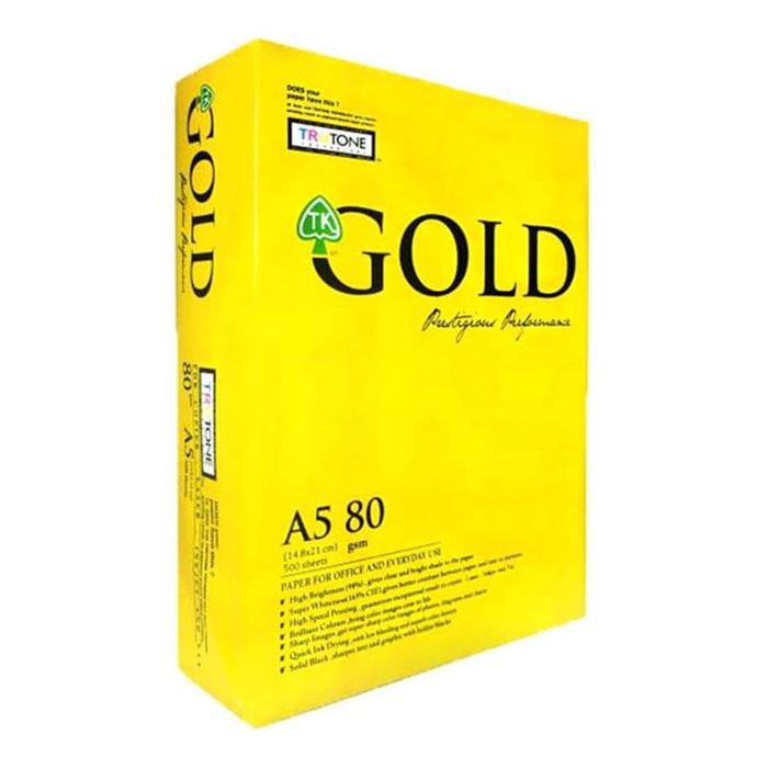 بسته 500 عددی کاغذ 80 گرم GOLD A5 - 6