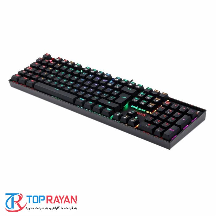 کیبورد مخصوص بازی ردراگون مدل K551 MITRA RGB - 6