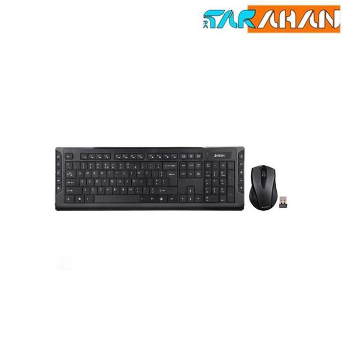 کیبرد و ماوس بیسیم ای فورتک مدل 6300F - 3