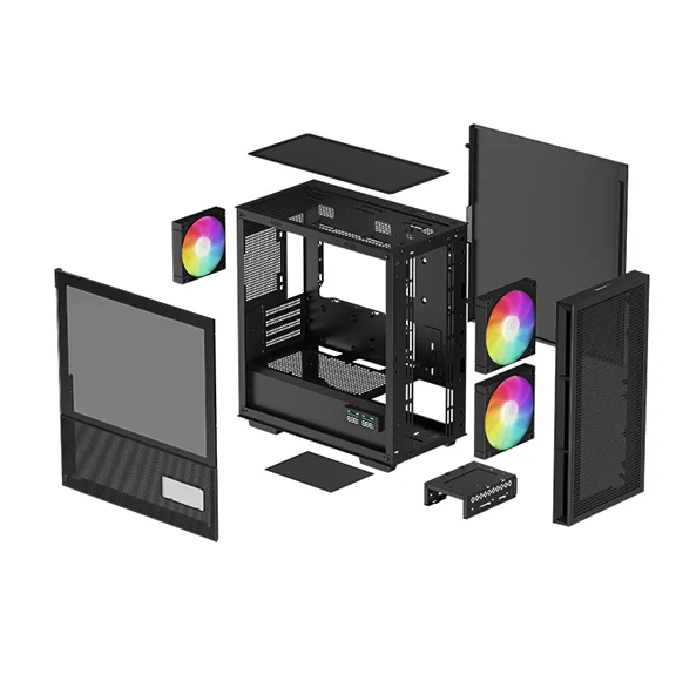 کیس دیپ کول مدل CH360 DIGITAL Black - 4