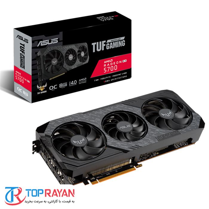 کارت گرافیک ایسوس مدل TUF 3-RX5700-O8G-EVO-GAMING حافظه 8 گیگابایت - 4