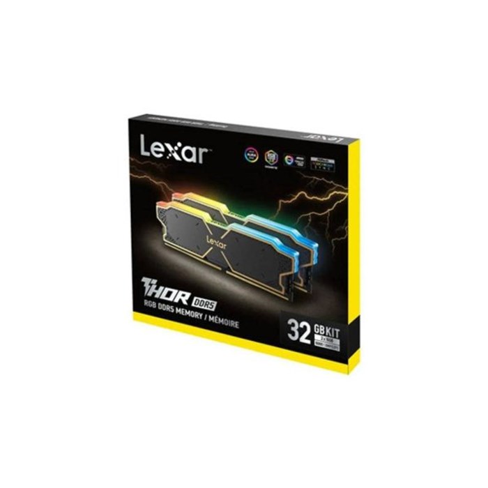 رم کامپیوتر DDR5 دو کاناله 6000 مگاهرتز CL38 لکسار Thor ظرفیت 32 گیگابایت - 2
