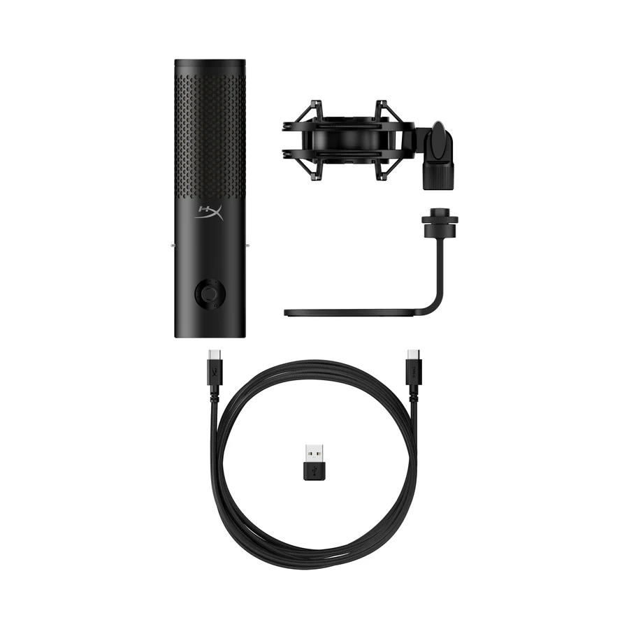 میکروفن با سیم هایپرایکس مدل QuadCast 2 S - USB - 9