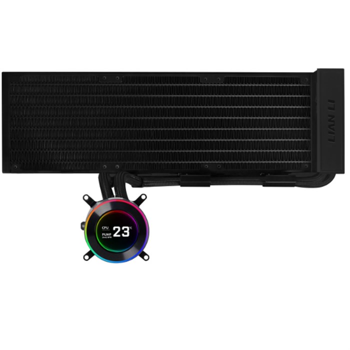 کولر پردازنده مایع لیان لی مشکی مدل Hydroshift II LCD-C 360CL AIO - 3
