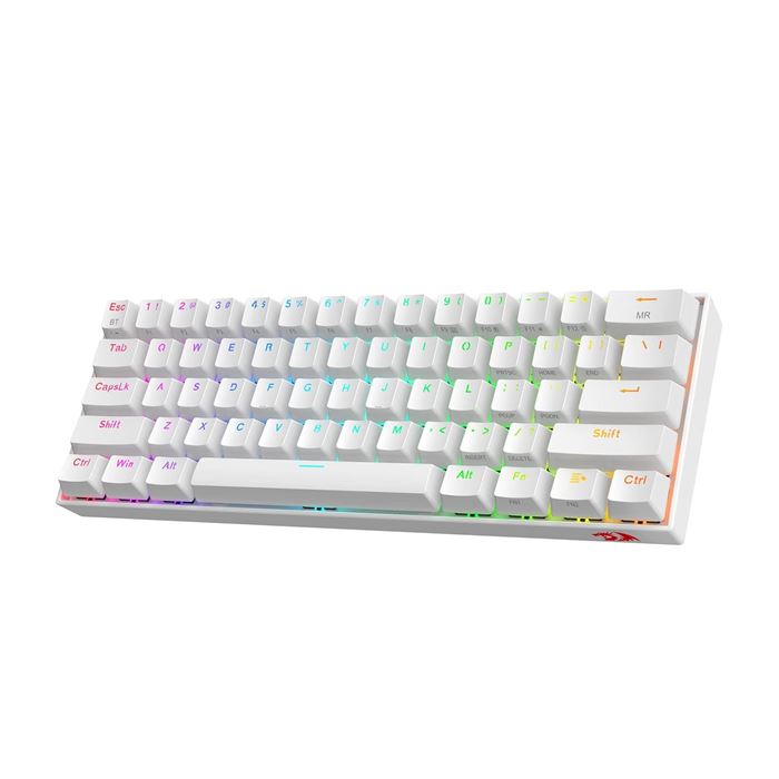 کیبورد مخصوص بازی ردراگون رنگ سفید مدل Draconic K530 Pro
