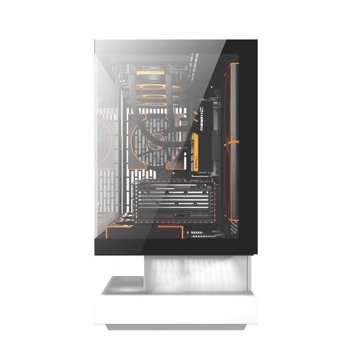 کیس کامپیوتر گیمینگ دارک فلش مدل FLOATRON F1 M-ATX B&W - 9
