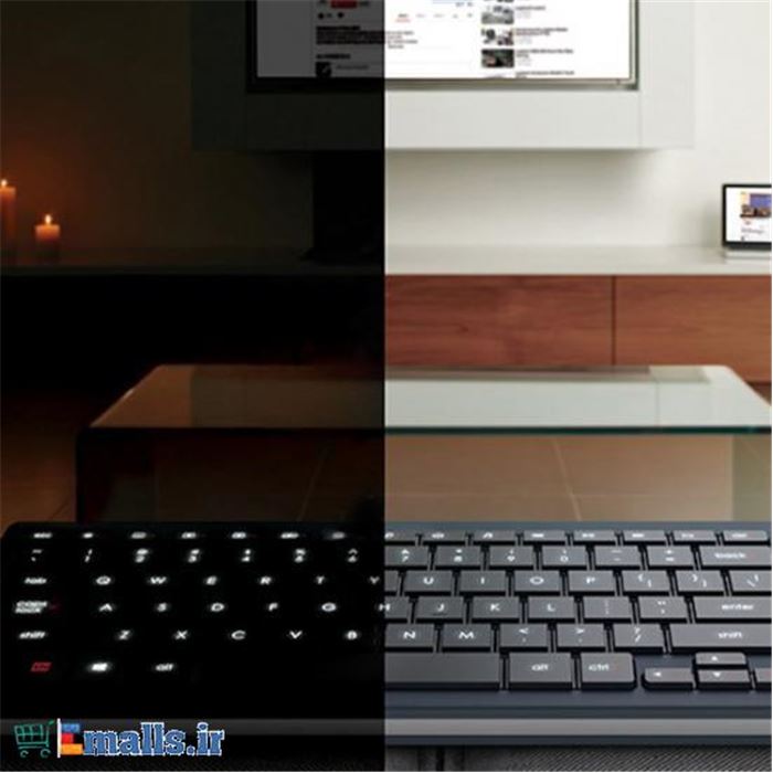 کیبورد بی‌سیم و مجهز به نور پس‌زمینه لاجیتک مدل کی 830 - 6