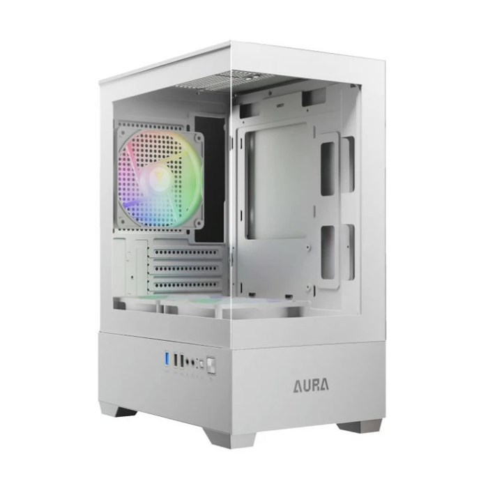 کیس کامپیوتر گیمینگ گیم دیاس مدل AURA GC9M WH - 4