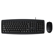 Logikey KM113B Wired Keyboard and Mouse