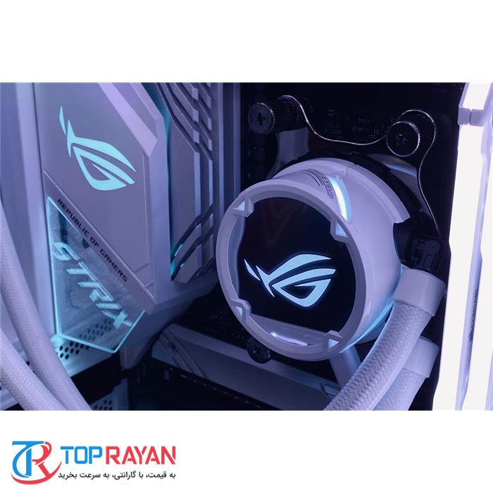 خنک کننده پردازنده ایسوس مدل ROG Strix LC ۲۴۰ RGB White Edition - 4