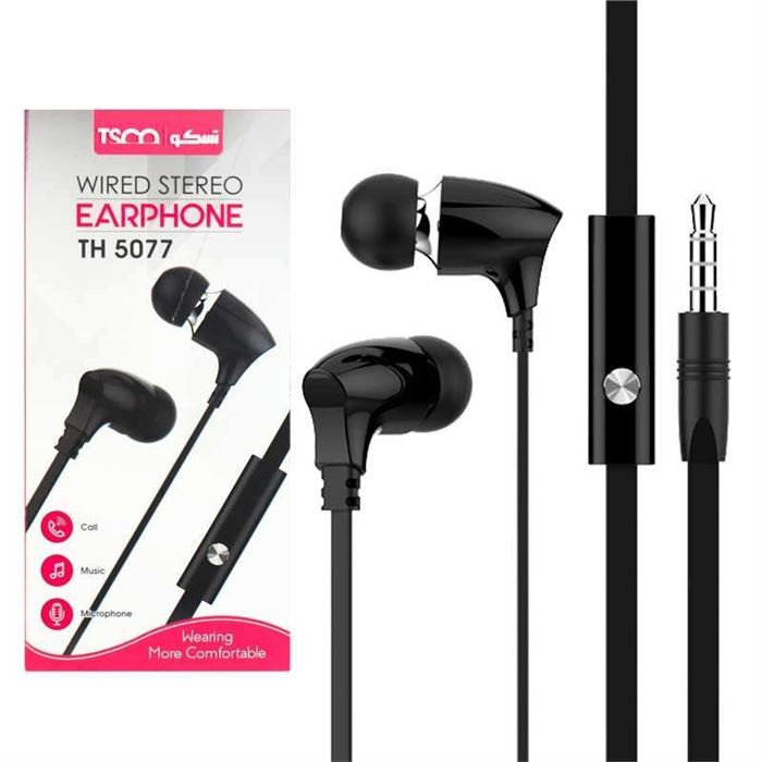 هدفون داخل گوش با سیم تسکو مدل TH5077 - 4
