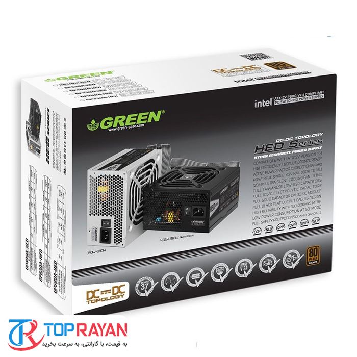 منبع تغذیه کامپیوتر گرین مدل GP۴۳۰A-HED - 4