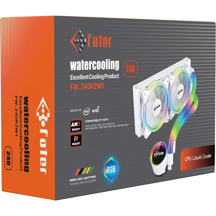 خنک کننده مایع پردازنده فاطر مدل Fater FW-240R2W1 White - 5