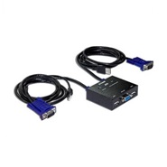 D-link DKVM‑221 KVM Switch 2 Port USB and 1 Port VGA with Audio Support