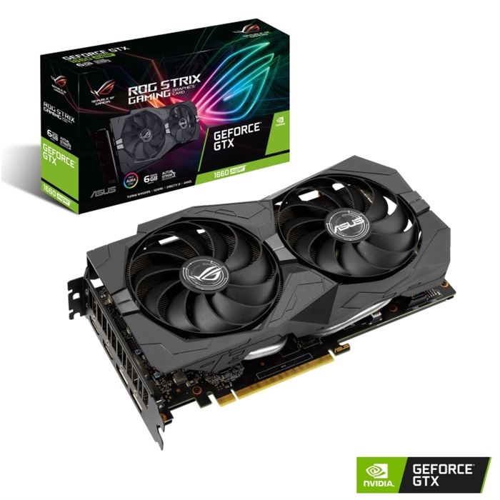 کارت گرافیک ایسوس مدل ROG-STRIX-GTX1660S حافظه 6GB