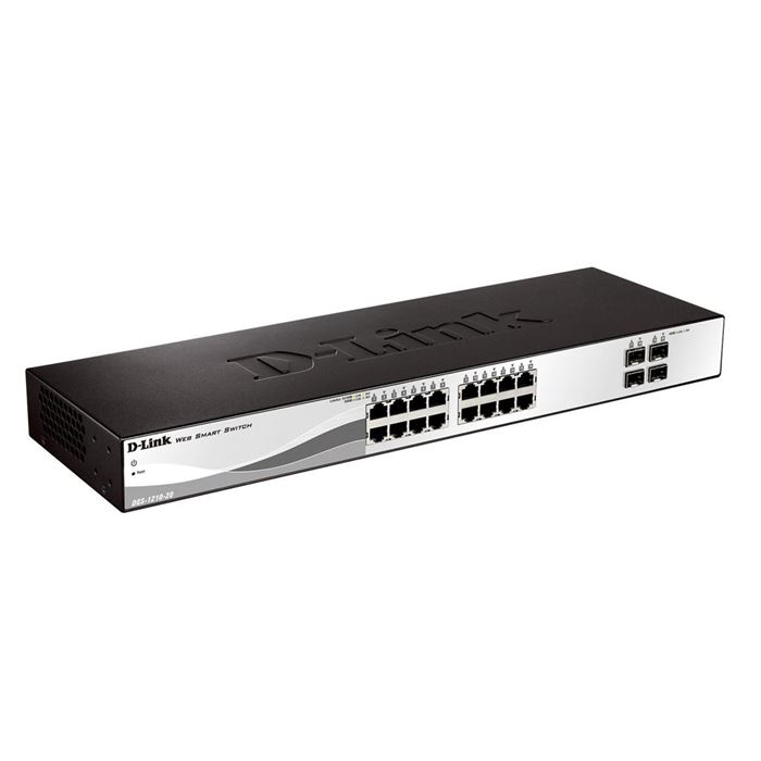 سوییچ 20 پورت و گیگابیتی دی-لینک مدل DGS-1210-20 با 16 پورت UTP و 4 پورت SFP - 7