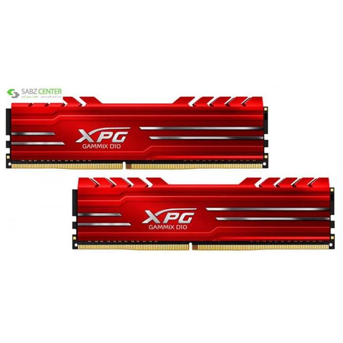 رم دسکتاپ DDR4 دو کاناله 2400 مگاهرتز CL16 ای دیتا مدل XPG GAMMIX D10 ظرفیت 32 گیگابایت - 2