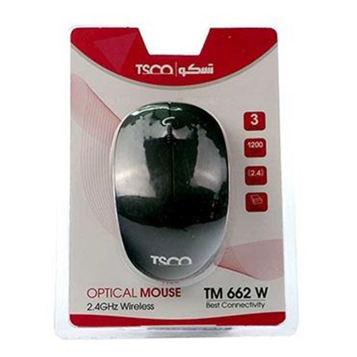 ماوس بی سیم تسکو مدل TM 662W - 9