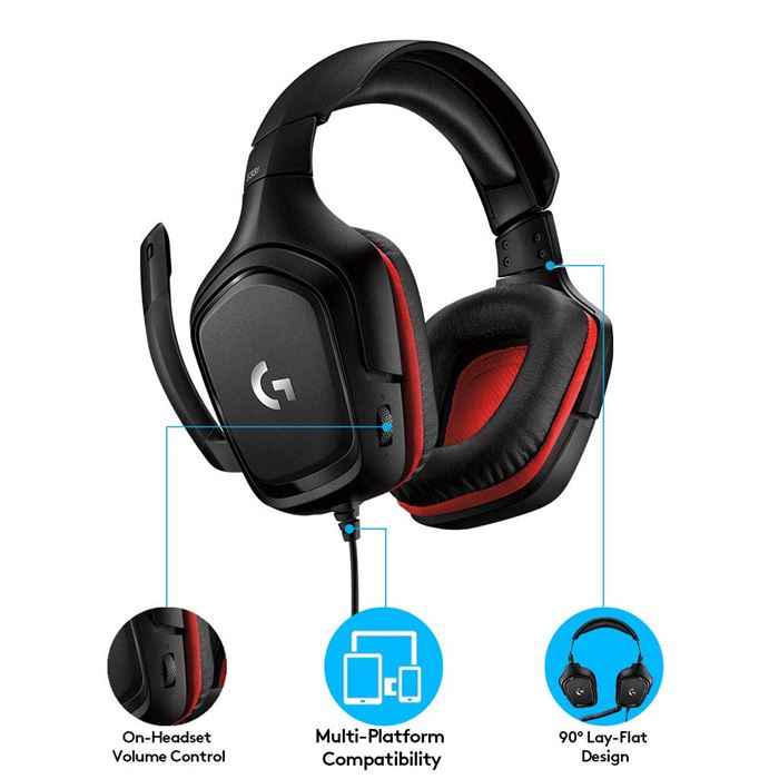 هدست مخصوص بازی لاجیتک مدل G331 - 11
