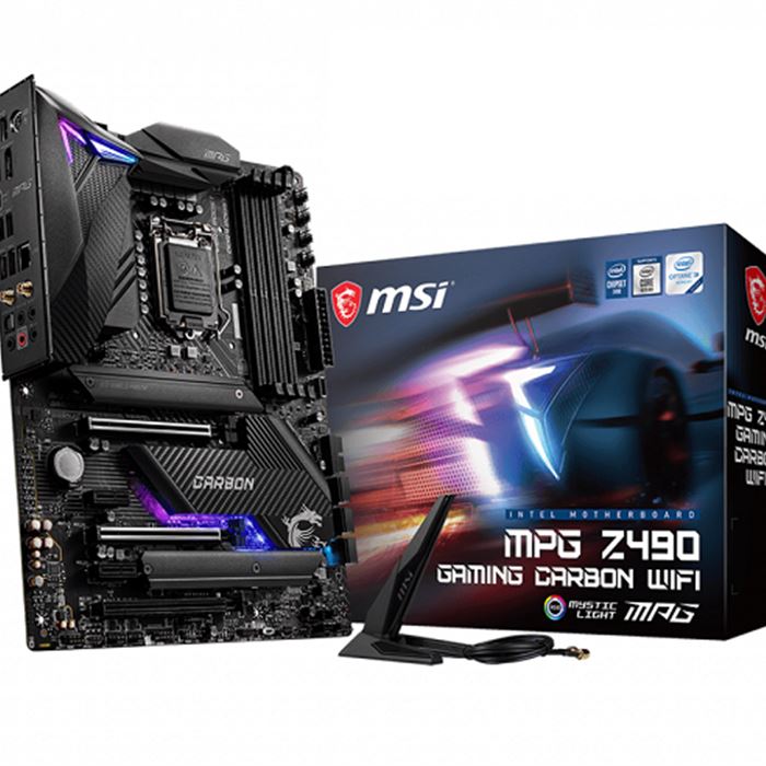 مادربرد ام اس آی مدل MPG Z490 GAMING CARBON WIFI سوکت 1200 - 2