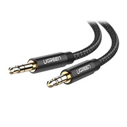 Ugreen AV112 3.5mm male to 3.5mm male right angle round cable gold-plated 2M Cable