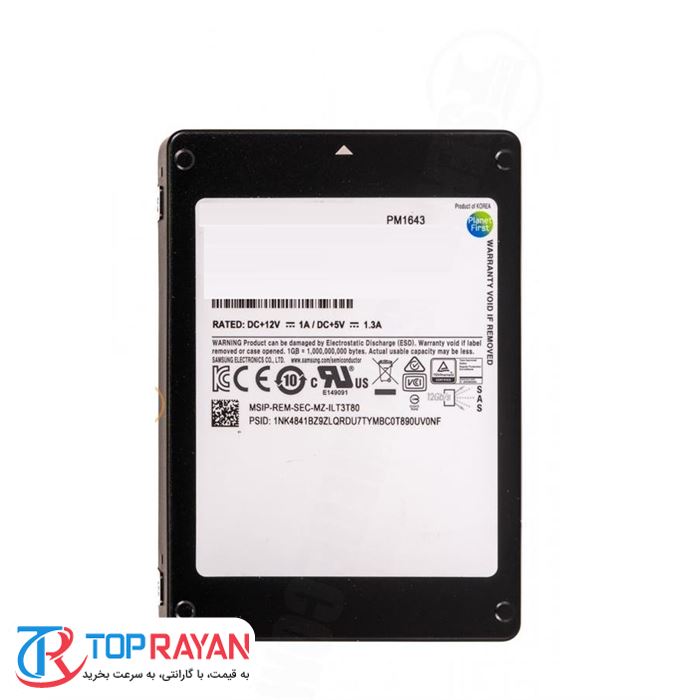 حافظه اس اس دی سامسونگ مدل MZILT3T8HALS PM1643 با ظرفیت 3.84 ترابایت - 2
