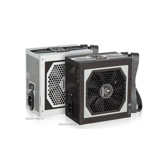 منبع تغذیه کامپیوتر نیمه ماژولار گرین مدل GP530A-ESD - 5