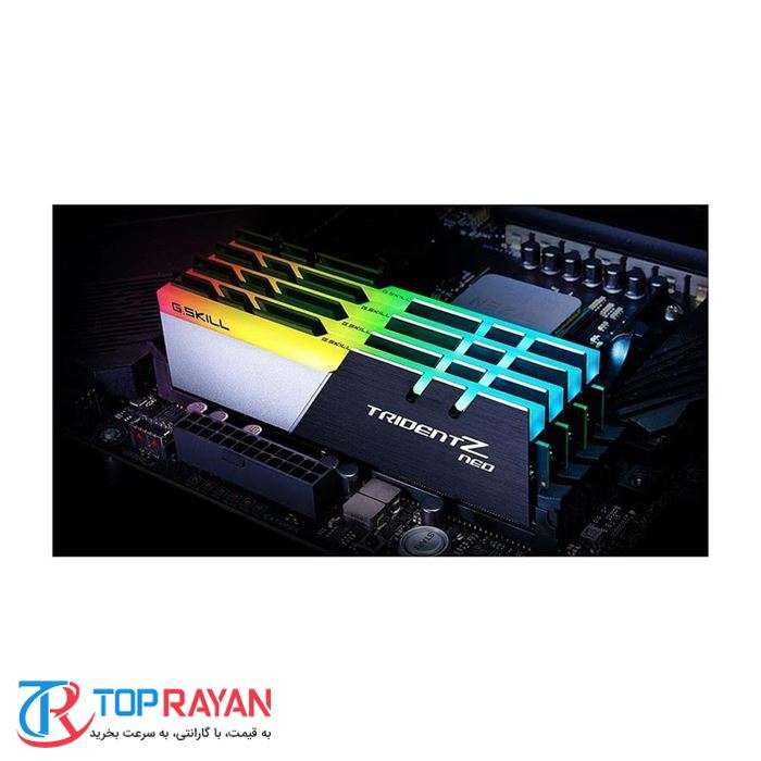 رم دسکتاپ ۴کاناله جی اسکیل Trident Z Neo با فرکانس ۳۰۰۰ مگاهرتز و حافظه ۶۴ گیگابایت - 2