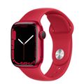 Apple Watch Series 7 GPS 41mm Space RED Aluminum Case with Sport Band
