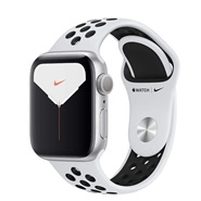 Apple Watch 5 GPS 40mm Silver Aluminum Case With Pure Platinum/Black Nike Sport Band