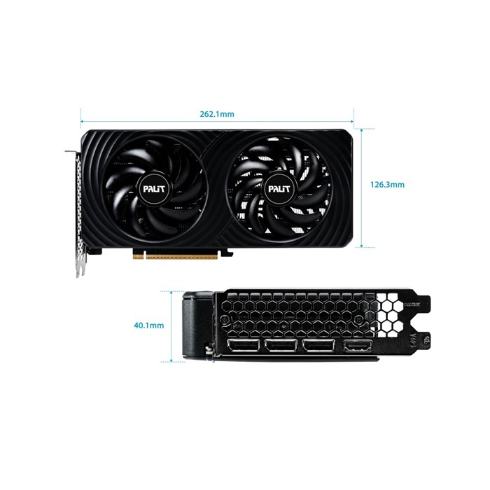 کارت گرافیک پلیت مدل  GeForce RTX™ 5060 Ti Dual 8GB - 3