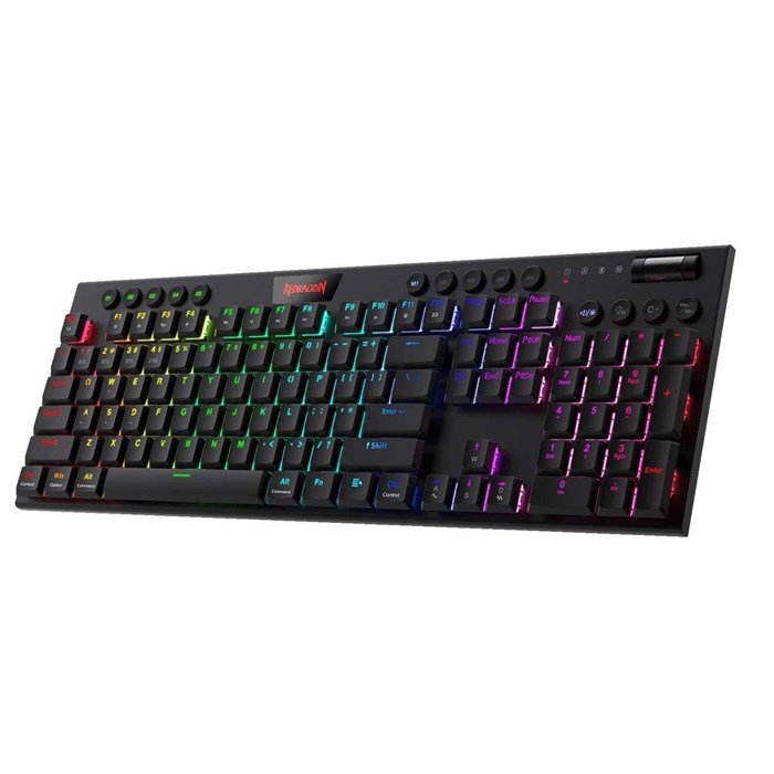 کیبورد مکانیکی ردراگون مدل Redragon Horus Pro K618 RGB - 2
