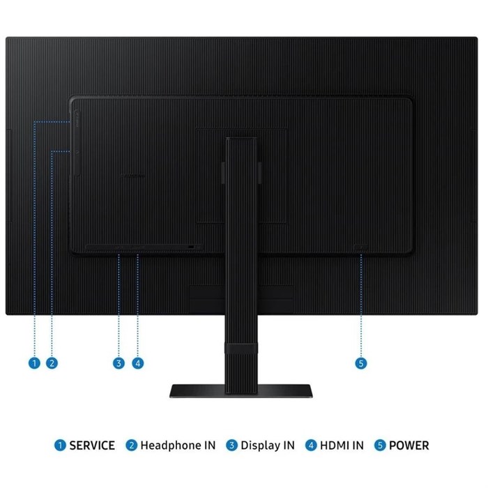 مانیتور 27 اینچ سامسونگ سفید S7 LS27D706 - 5