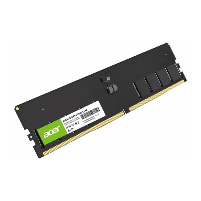 رم کامپیوتر DDR5 تک کاناله ایسر 5600 مگاهرتز CL46 مدل UD200 ظرفیت 32 گیگابایت - 2