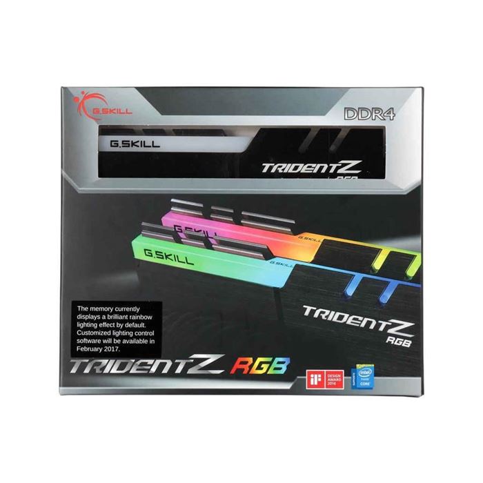 رم دسکتاپ DDR4 دو کاناله 3000 مگاهرتز CL15 جی اسکیل سری Trident Z RGB ظرفیت 16 گیگابایت - 3