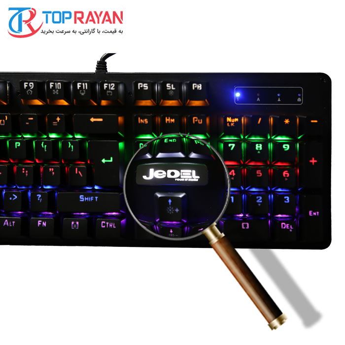 کیبورد مخصوص بازی جدل مدل KL89 Gaming RGB  - 2