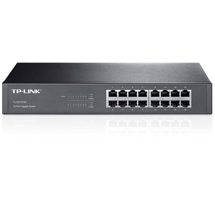 سوئیچ 16 پورت گیگابیتی تی پی لینک مدل TL-SG1016D - 3