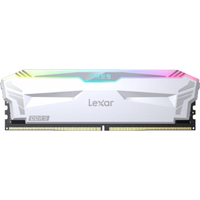 رم کامپیوتر لکسار Ares RGB DDR5 32GB Dual 6400MHz CL32 White