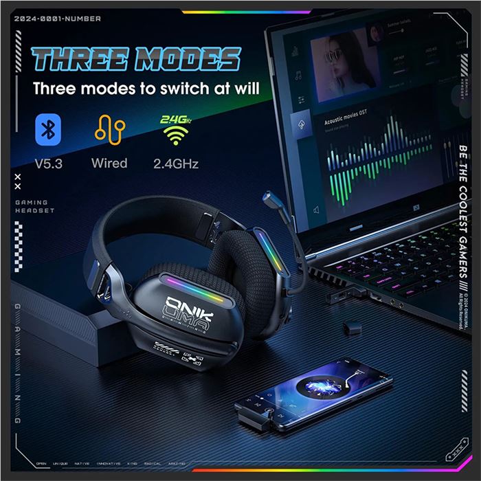 هدست بلوتوثی اونیکوما مدل GT808 - 10