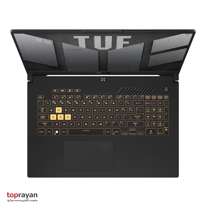 لپ تاپ 17 اینچ ایسوس مدل TUF Gaming FX707ZM پردازنده Core i7 12700H رم 16GB حافظه 1TB SSD گرافیک 4GB(RTX3050) - 4