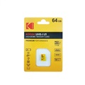 کداک  Premium Performance MicroSDXC Memory Card - Class 10 - UHS-1 - 85MBps  With Adapter