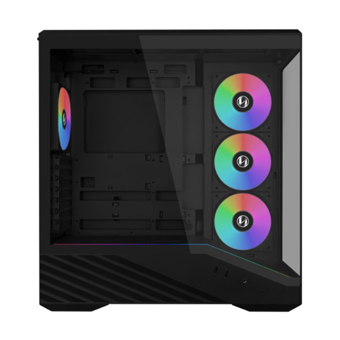کیس گیمینگ لیان لی مشکی Vector V100R - 2