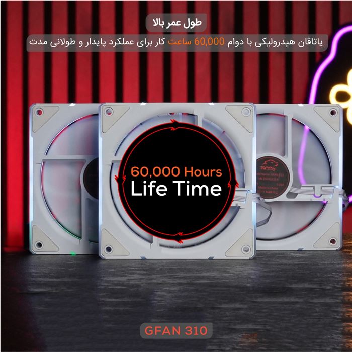 فن کیس تسکو مدل GFAN 310 Skadi Lumina 3IN1 - 10