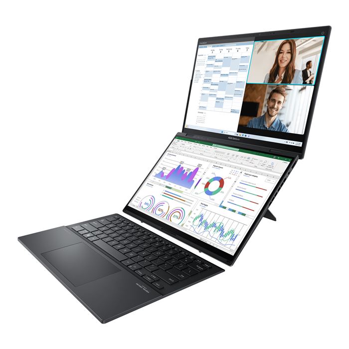 لپ تاپ 14 اینچی ایسوس مدل Zenbook DUO UX8406CA-Core Ultra 9 285H-32GB LPDDR5X-1TB SSD-Dual WUXGA OLED Touch 60Hz-W - کاستوم شده - 8